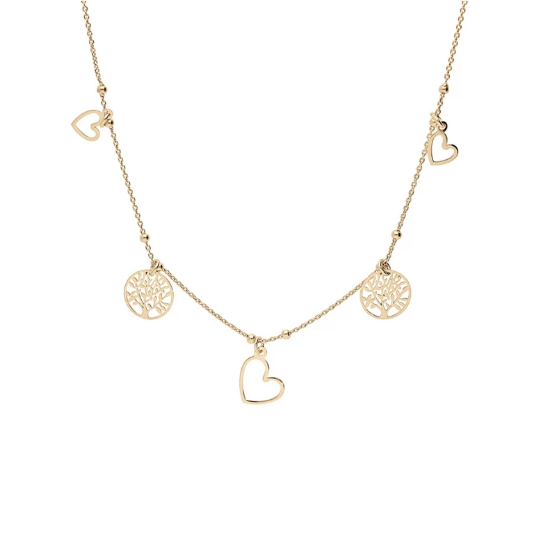 Collier pampilles – Argent 925 doré | Azuline