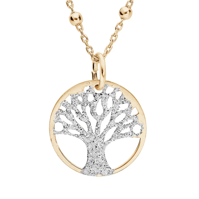 Collier arbre – Argent 925 doré | Azuline