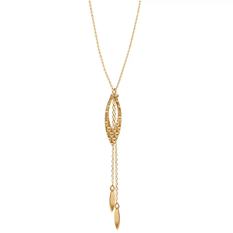 Collier cravate – Argent 925 doré | Azuline