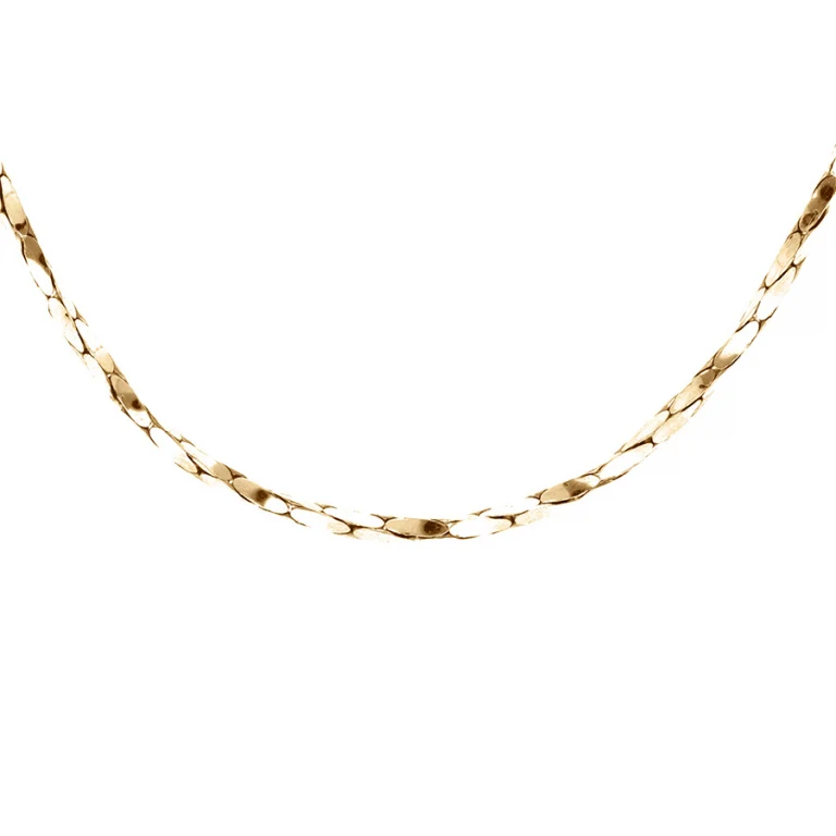Collier torsadé diamanté texturé – Argent 925 doré | Azuline