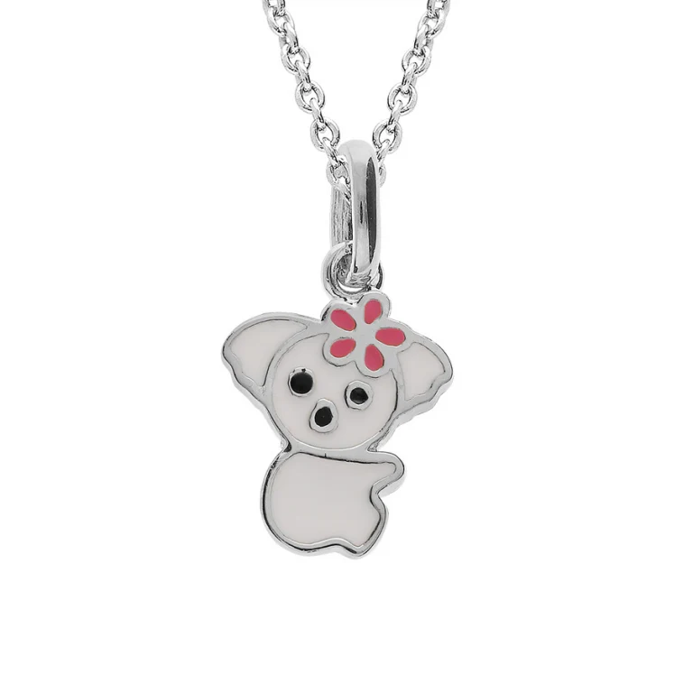 Collier enfant koala 38 cm – Argent 925 rhodié | Azuline