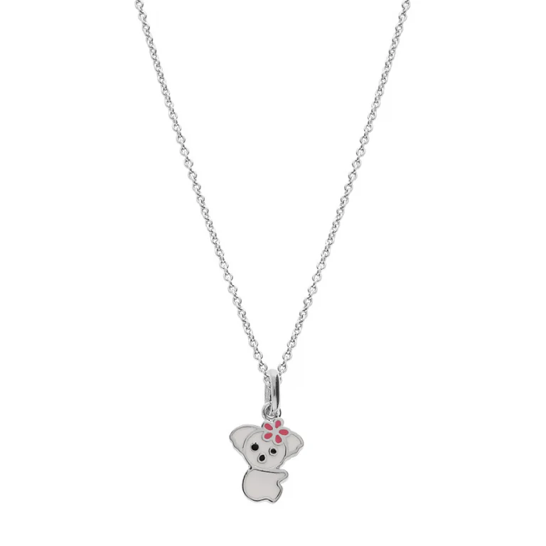 Collier enfant koala 38 cm – Argent 925 rhodié | Azuline