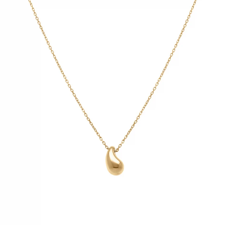 Collier goutte – Argent 925 doré | Azuline