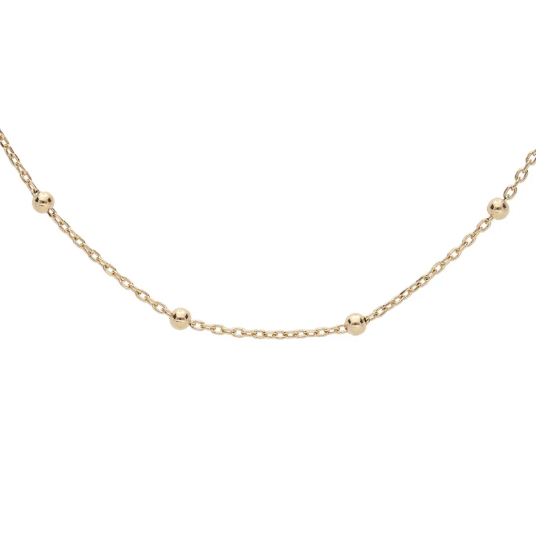 Collier boules – Argent 925 doré | Azuline