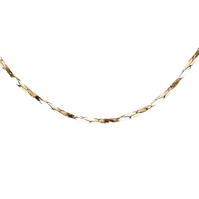 Collier ras de cou torsadé 38 cm – Argent 925 doré | Azuline