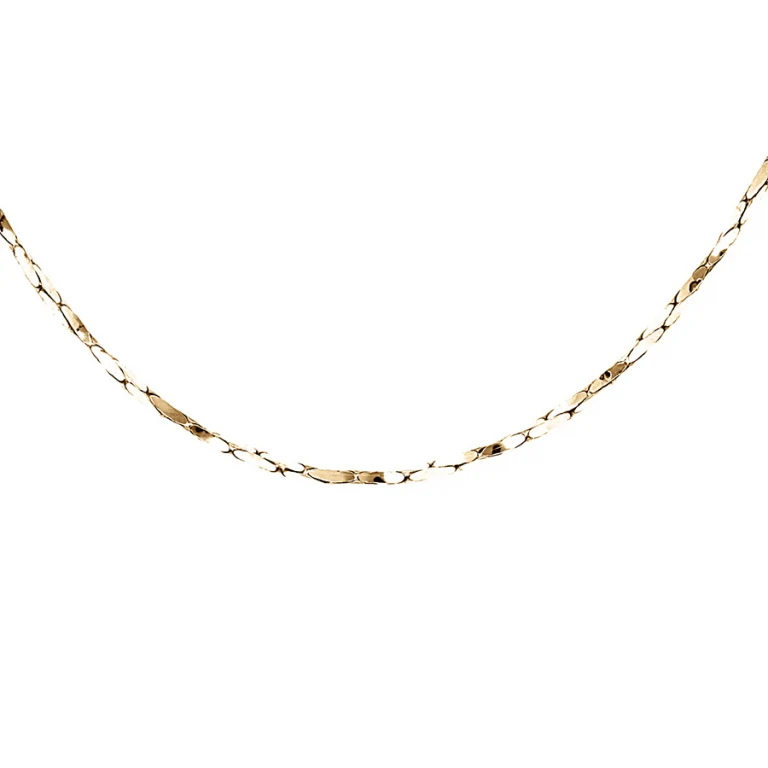 Collier torsadé diamanté extra-fin 45 cm – Argent 925 doré | Azuline