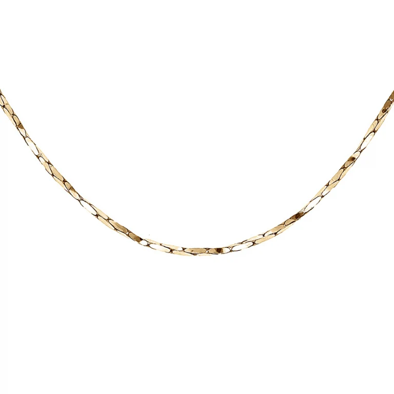 Collier ras de cou torsadé diamanté 40 cm – Argent 925 doré | Azuline