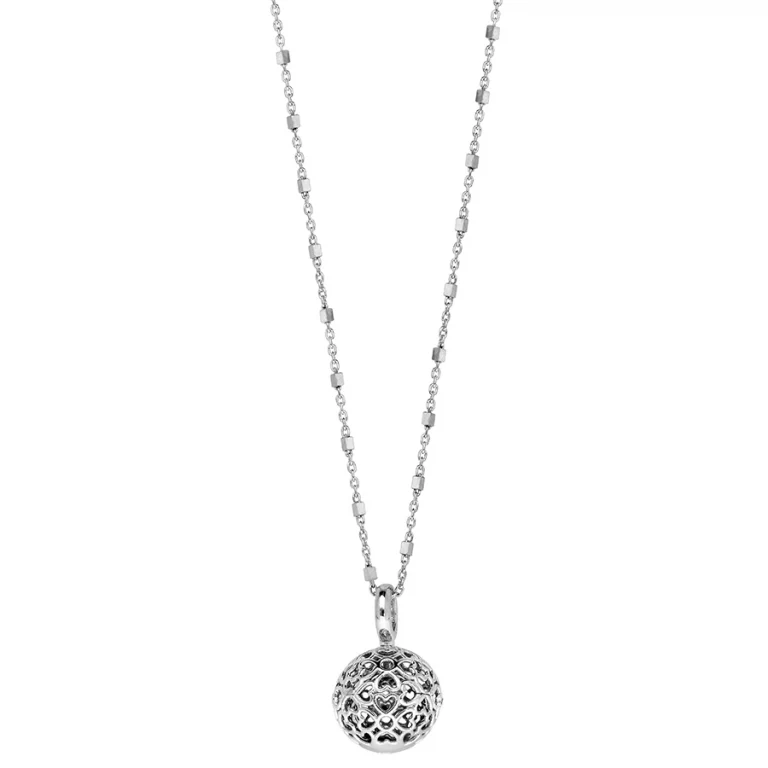 Bola de grossesse boule ajourée de cœurs 13 mm – Argent 925 rhodié | Azuline