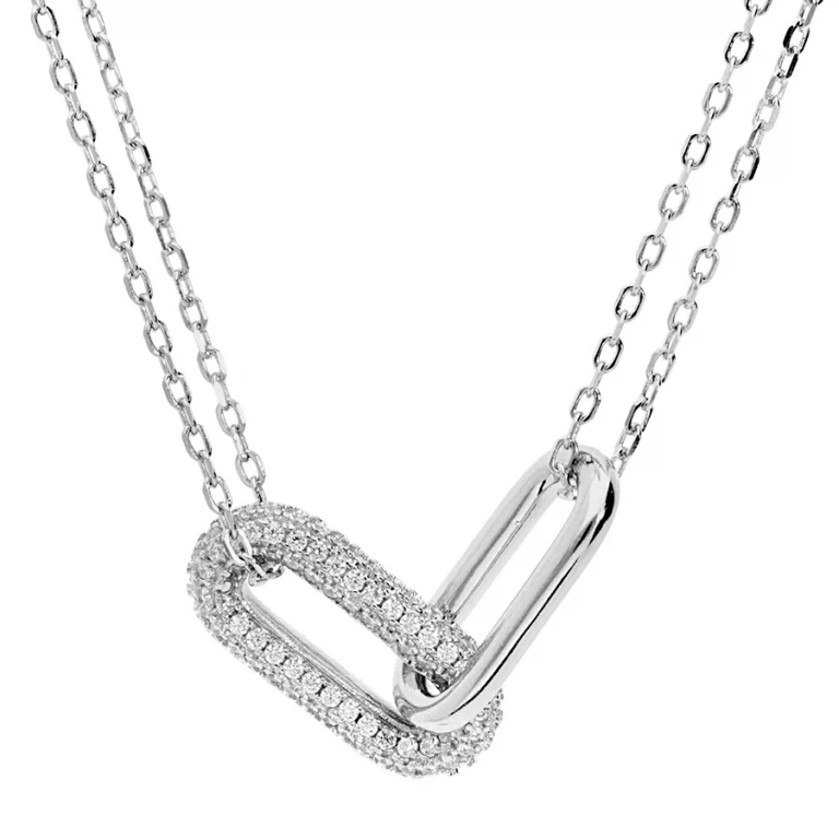 Collier pavé – Argent 925 rhodié | Azuline