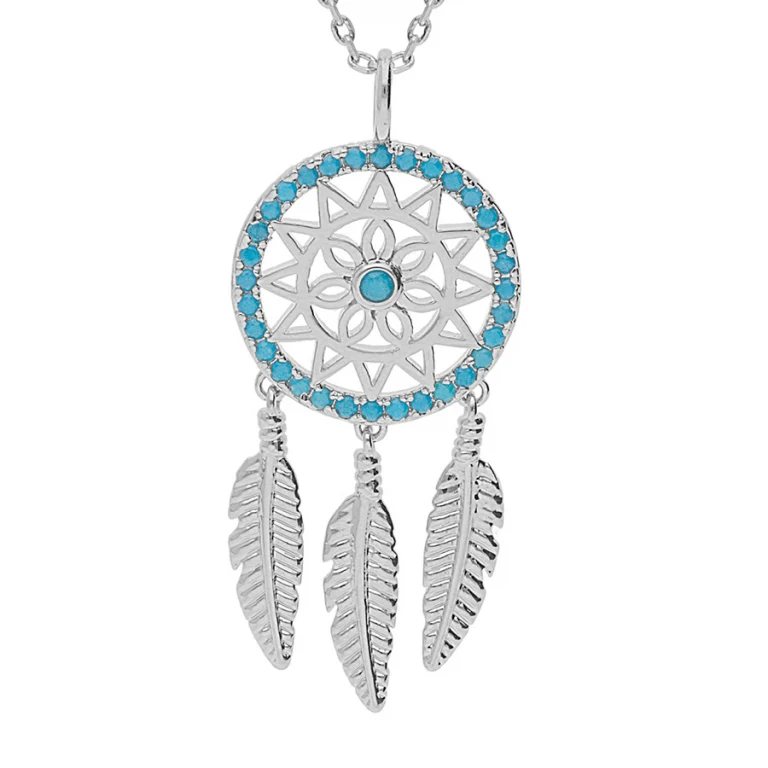 Collier long attrape reves 55 cm – Argent 925 rhodié | Azuline