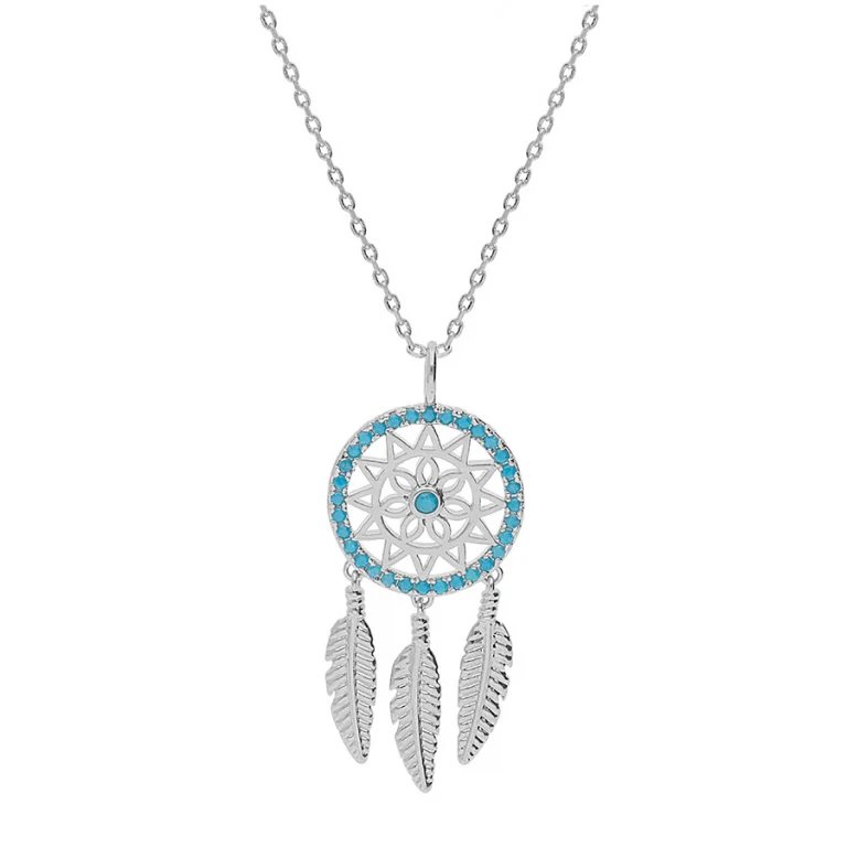 Collier long attrape reves 55 cm – Argent 925 rhodié | Azuline