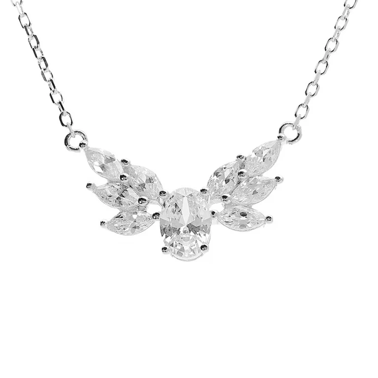 Collier oxyde blanc – Argent 925 rhodié | Azuline