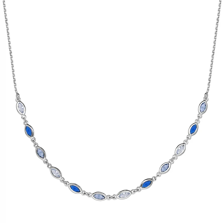 Collier oxydes dégradé – Argent 925 rhodié | Azuline