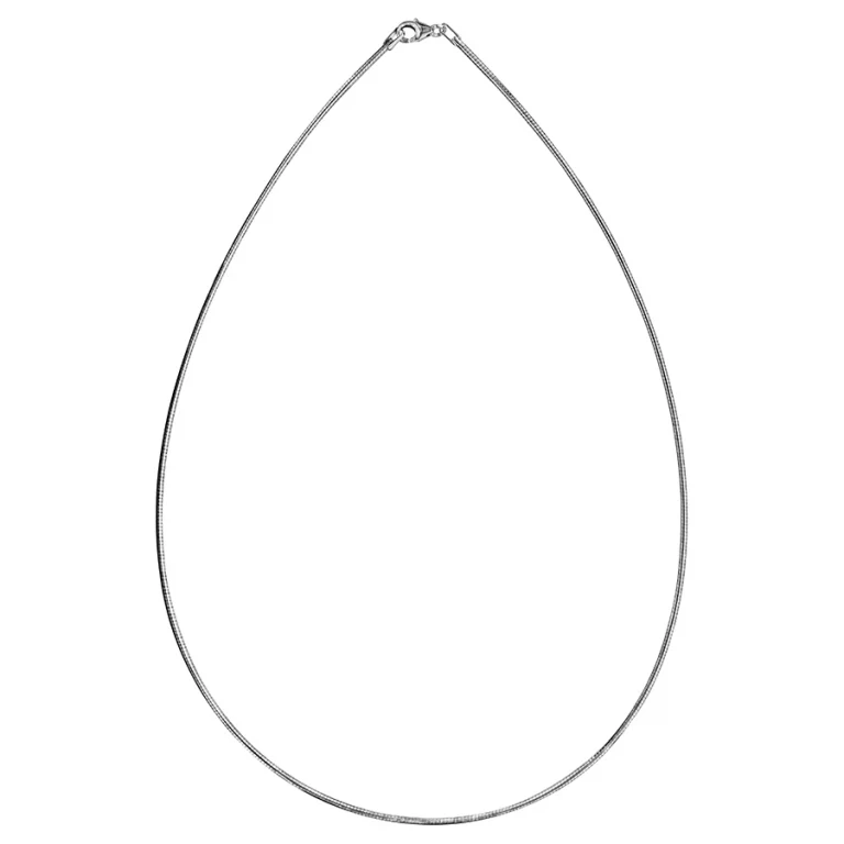 Collier ronde – Argent 925 rhodié | Azuline
