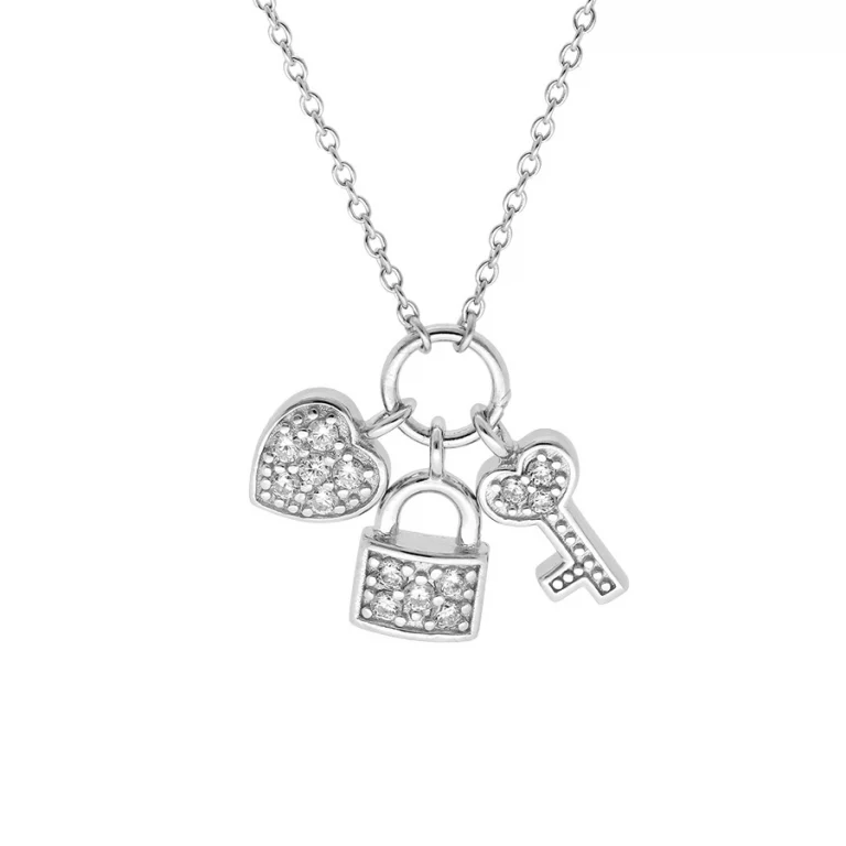 Collier breloques – Argent 925 rhodié | Azuline