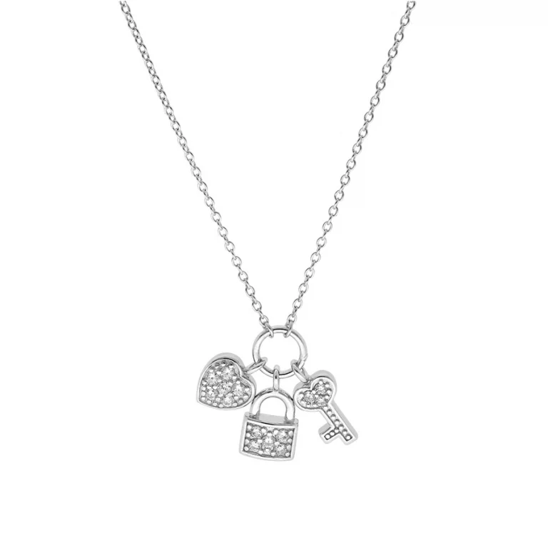 Collier breloques – Argent 925 rhodié | Azuline