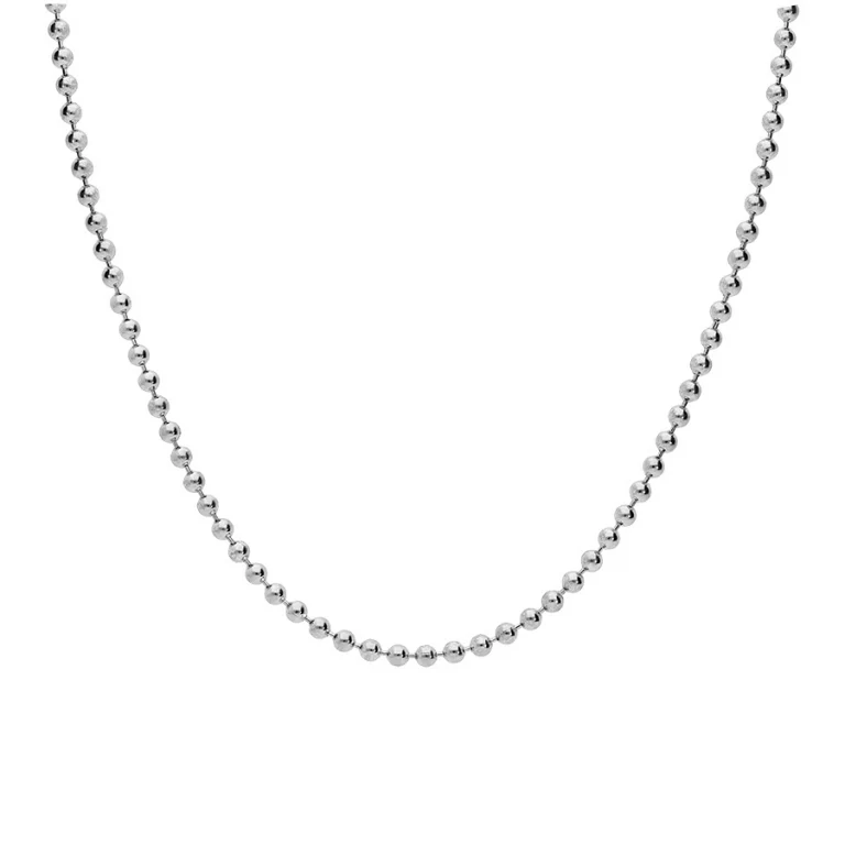 Sautoir boules 60 cm grand modèle – Argent 925 rhodié | Azuline