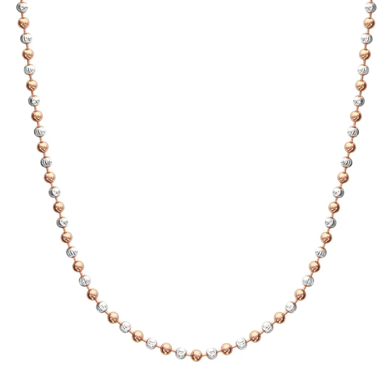 Collier boules texturé – Argent 925 rhodié | Azuline
