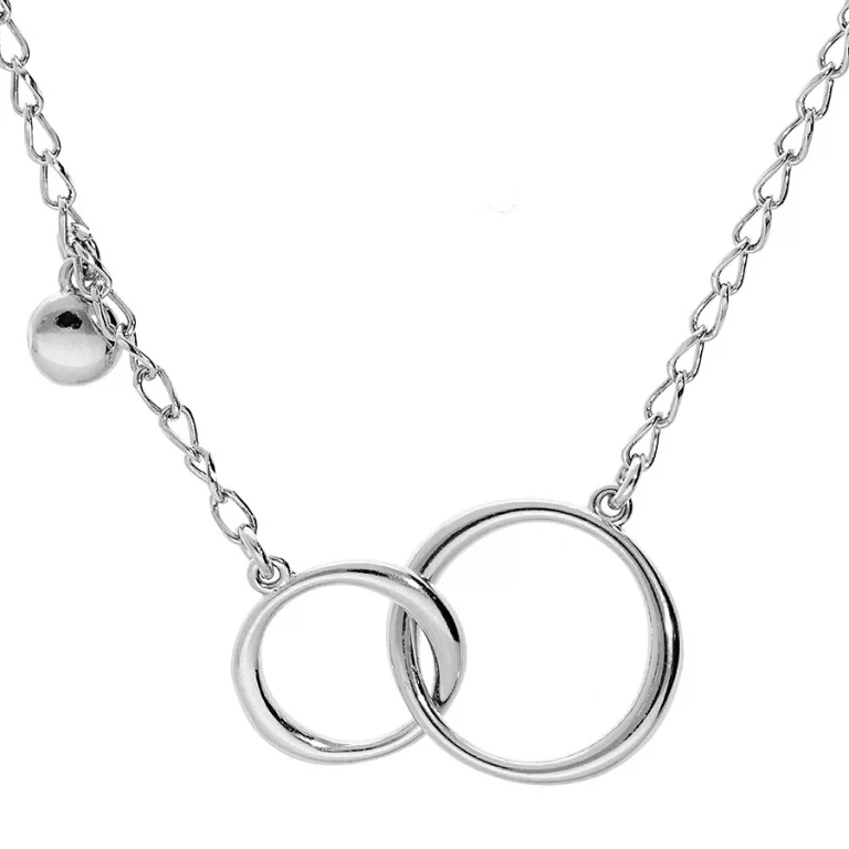 Collier cercle à pampilles – Argent 925 rhodié | Azuline