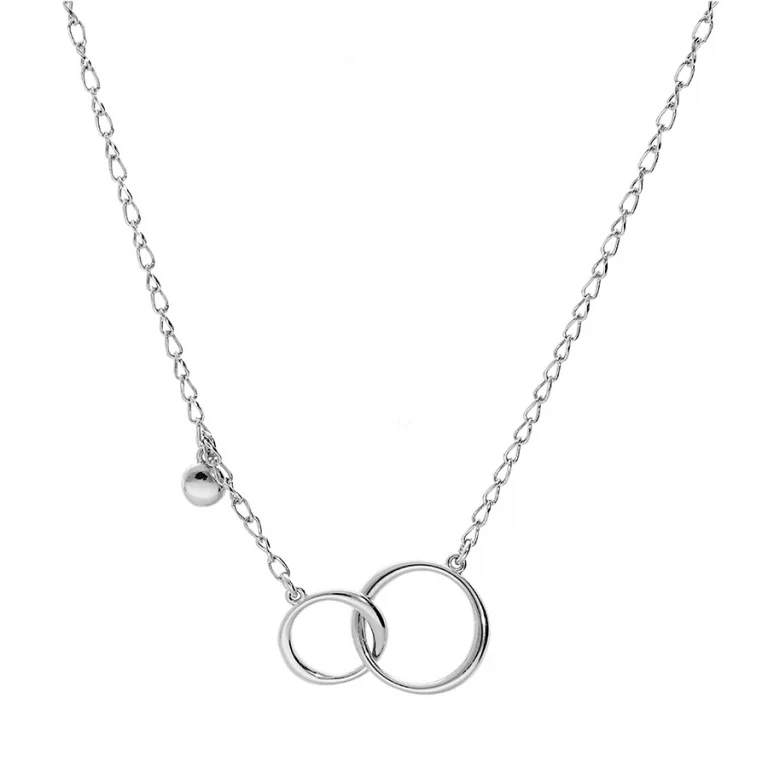 Collier cercle à pampilles – Argent 925 rhodié | Azuline