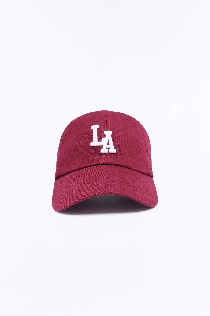 LA City Girl Baseball Hat - Burgundy