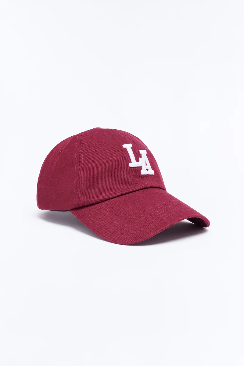 LA City Girl Baseball Hat - Burgundy