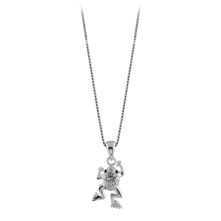 Collier grenouille – Argent 925 rhodié | Azuline