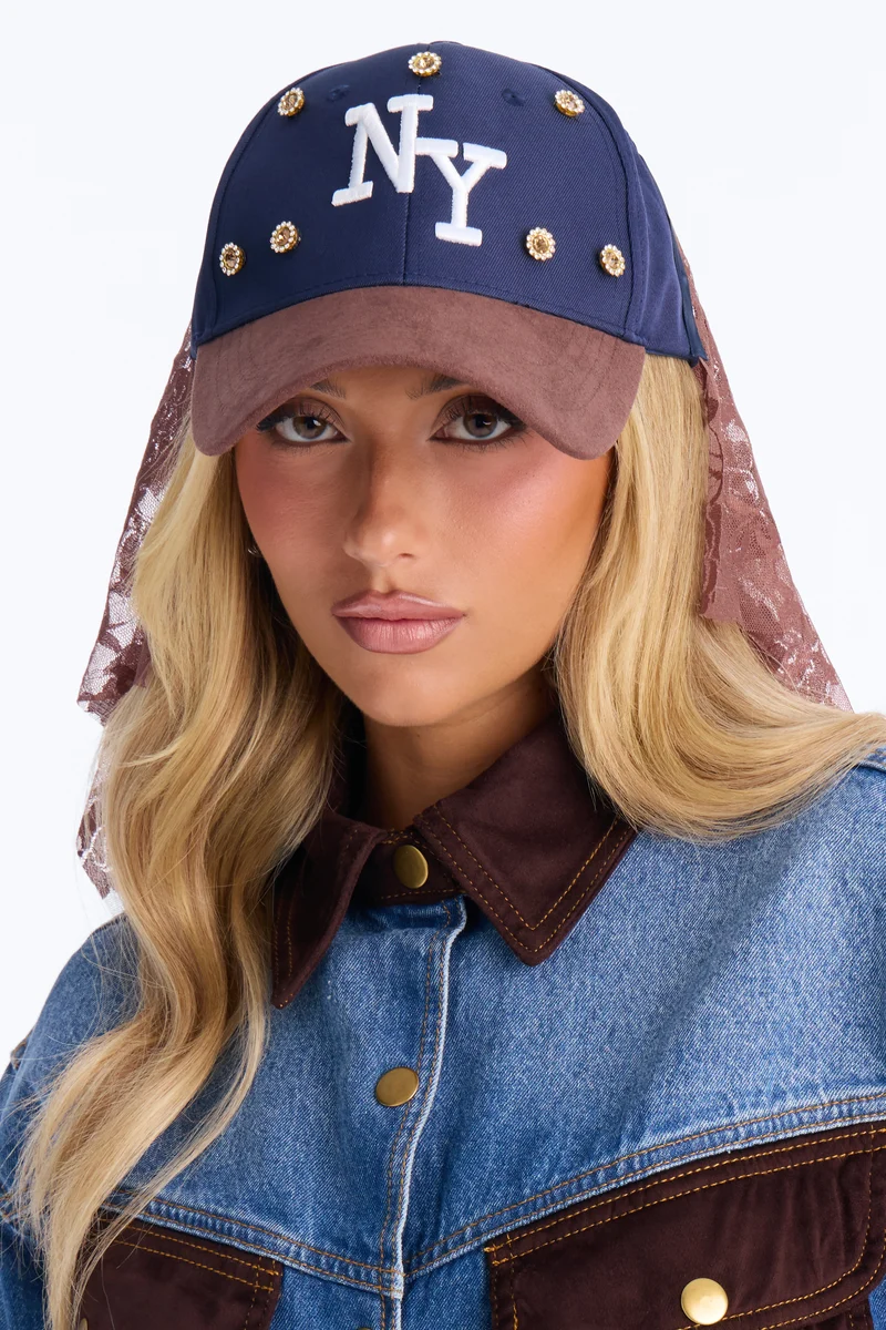 NY Street Star Baseball Hat - Navy/combo