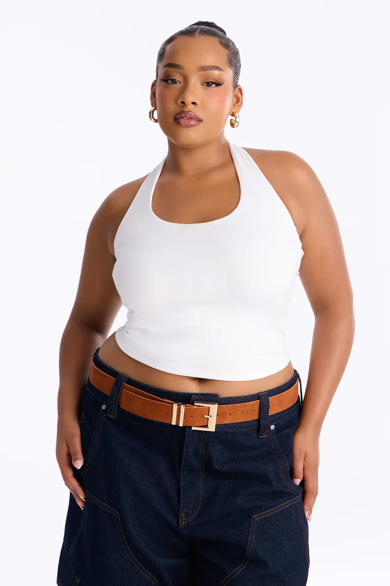 Too Far Gone Leather Belt - Cognac