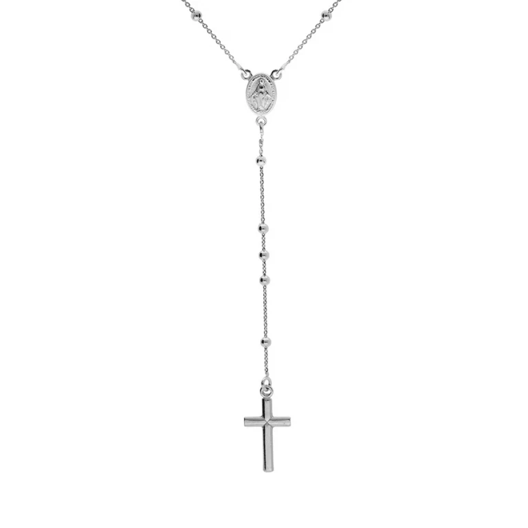 Collier chapelet – Argent 925 rhodié | Azuline