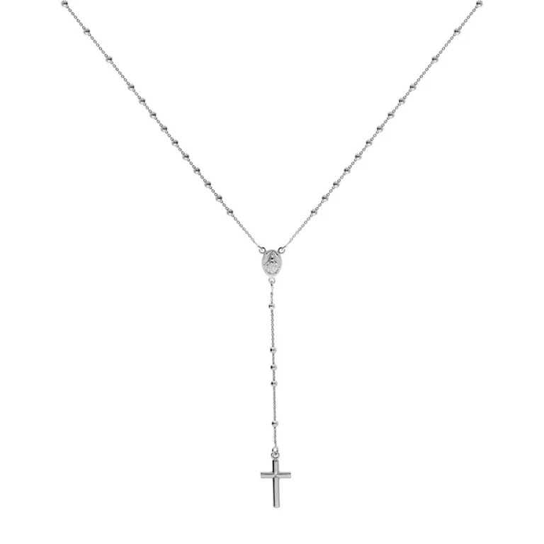Collier chapelet – Argent 925 rhodié | Azuline