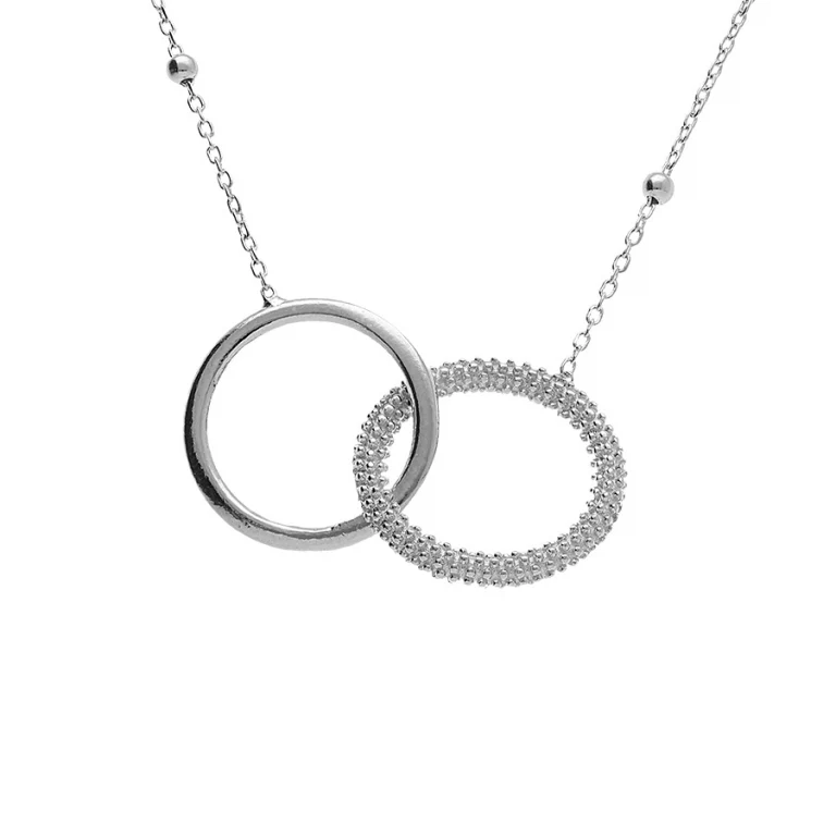 Collier cercle à boules – Argent 925 rhodié | Azuline