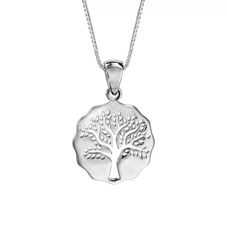 Collier galet – Argent 925 rhodié | Azuline