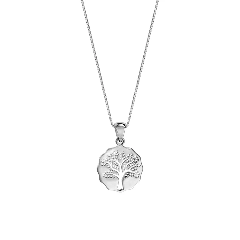 Collier galet – Argent 925 rhodié | Azuline