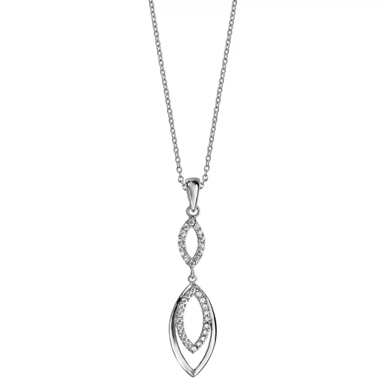 Collier ovales – Argent 925 rhodié | Azuline