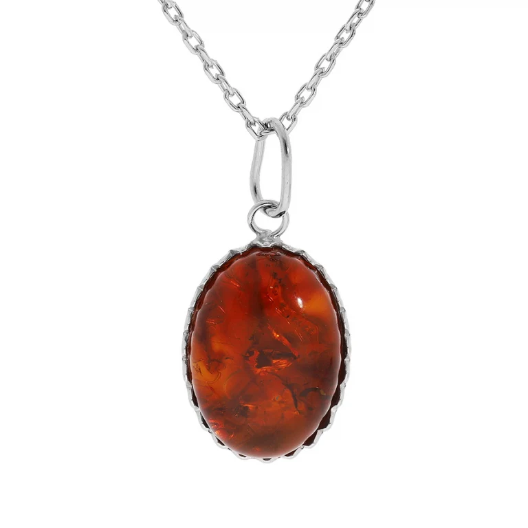 Collier cabochon – Argent 925 rhodié | Azuline
