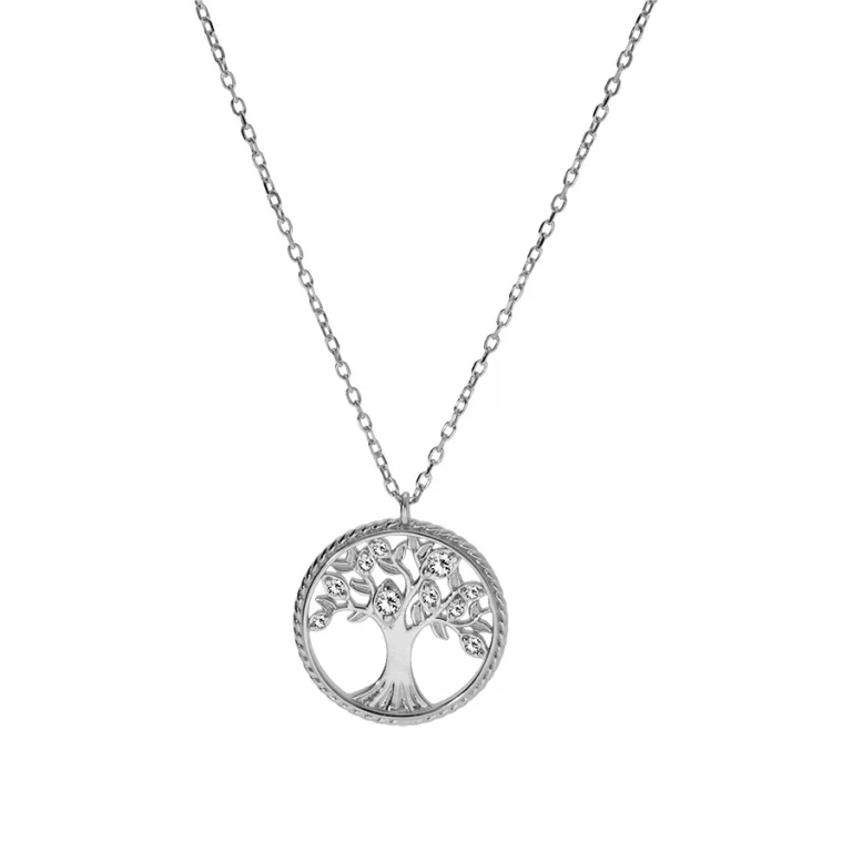 Collier contour perlé – Argent 925 rhodié | Azuline