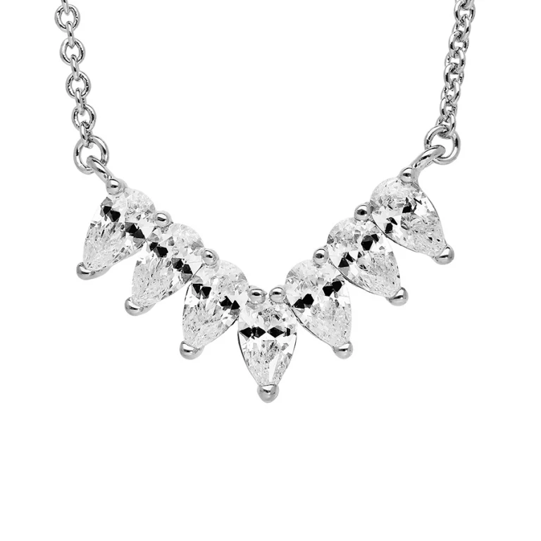Collier couronne – Argent 925 rhodié | Azuline