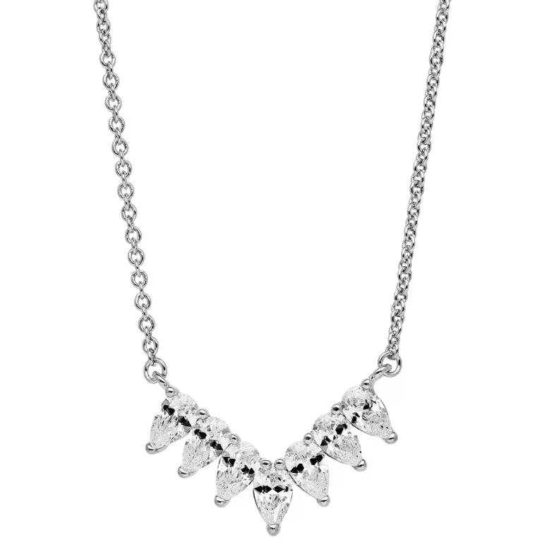 Collier couronne – Argent 925 rhodié | Azuline