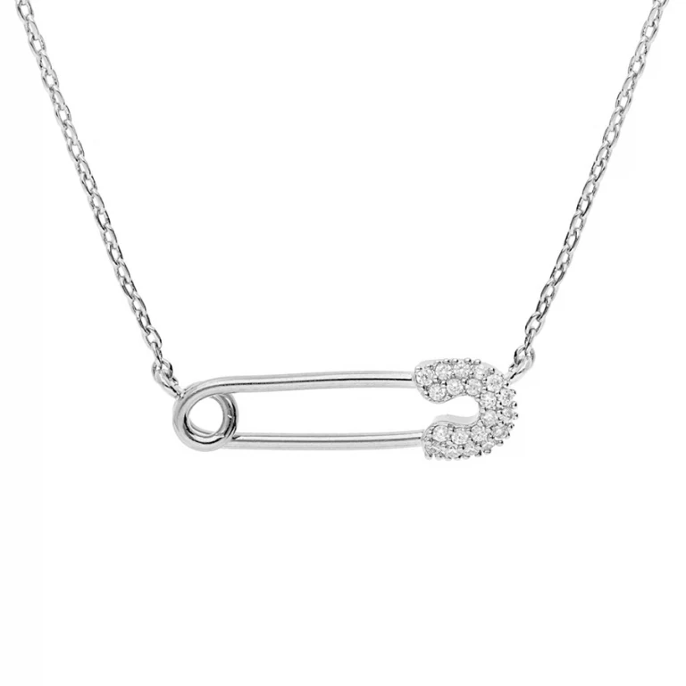 Collier épingle – Argent 925 rhodié | Azuline