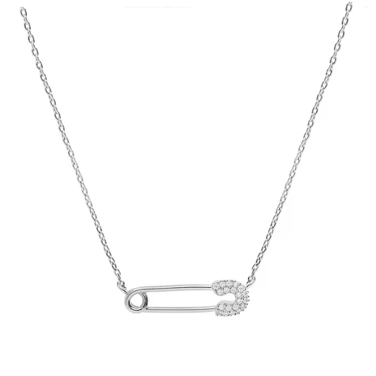 Collier épingle – Argent 925 rhodié | Azuline