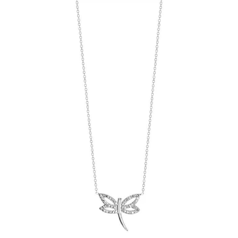 Collier libellule – Argent 925 rhodié | Azuline