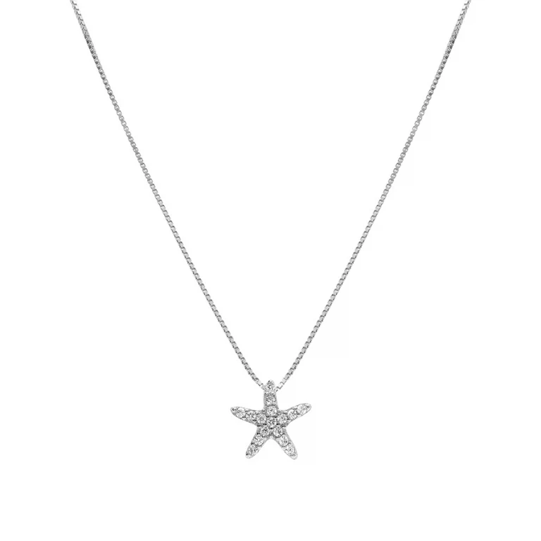 Collier étoile de mer – Argent 925 rhodié | Azuline