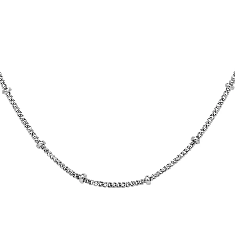 Sautoir boules 60 cm petit modèle – Argent 925 rhodié | Azuline
