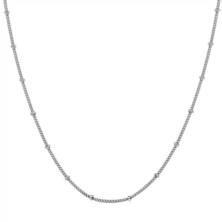 Sautoir boules 60 cm petit modèle – Argent 925 rhodié | Azuline