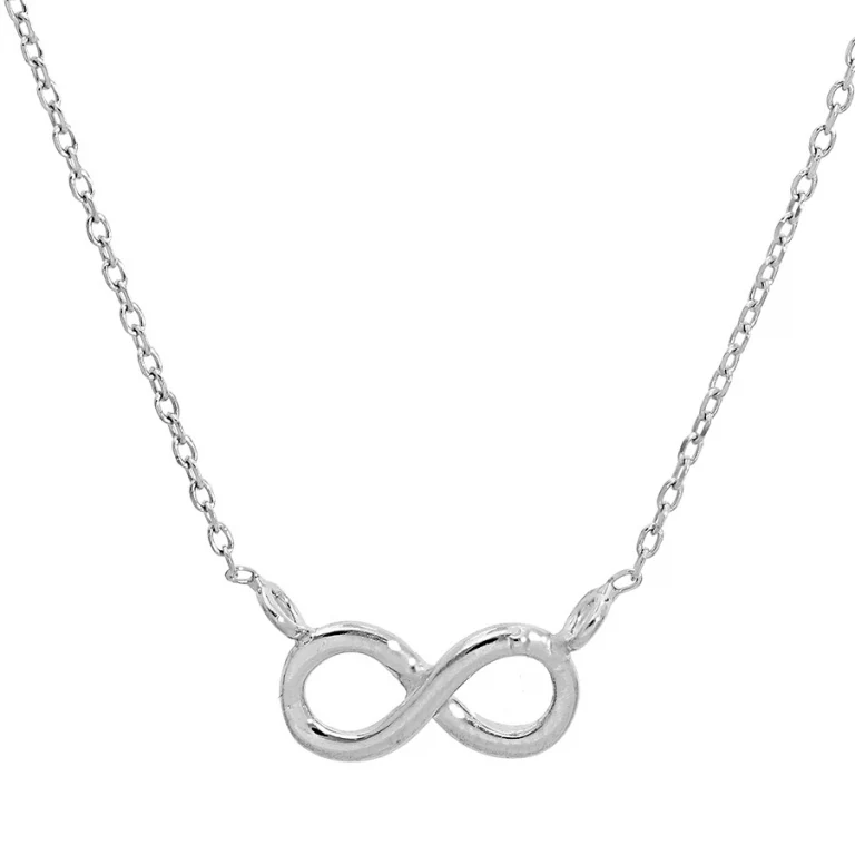 Collier symbole infini – Argent 925 rhodié | Azuline