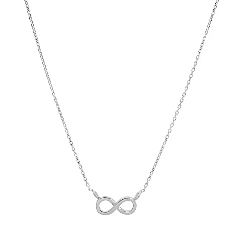 Collier symbole infini – Argent 925 rhodié | Azuline