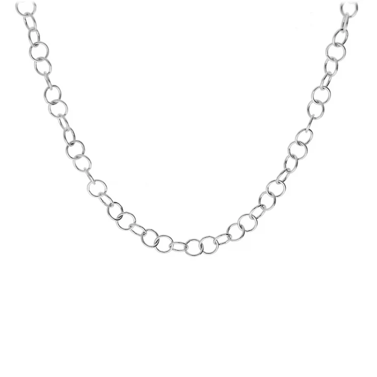 Collier chaine jaseron – Argent 925 rhodié | Azuline