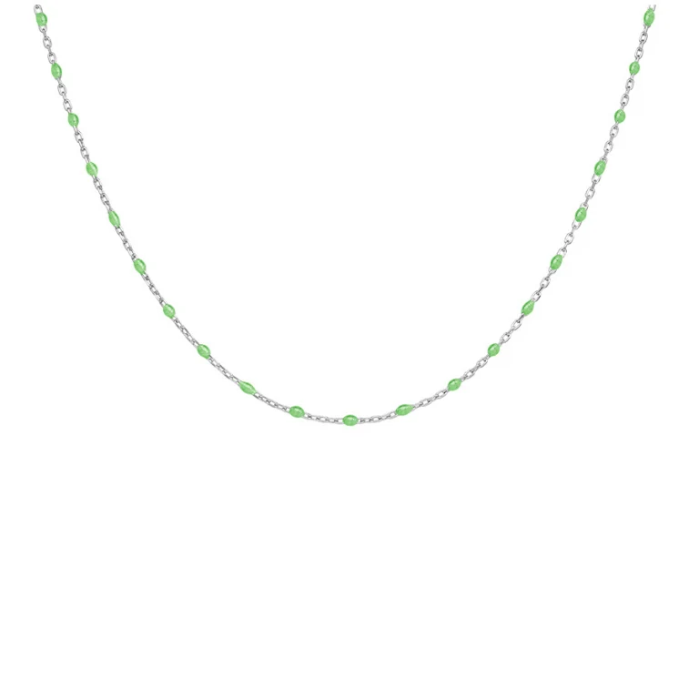 Collier olives texturé – Argent 925 rhodié | Azuline