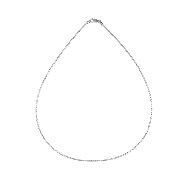Collier omega diamanté – Argent 925 rhodié | Azuline